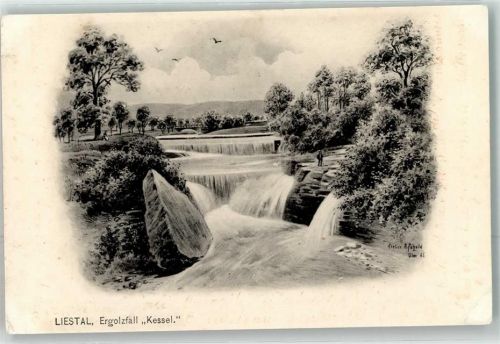 4410 Liestal 1906 Gebrauchsspuren Ergolzfall Kessel