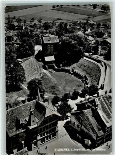 1580 Avenches - L'Amphitheatre vue aerienne Flugaufnahme