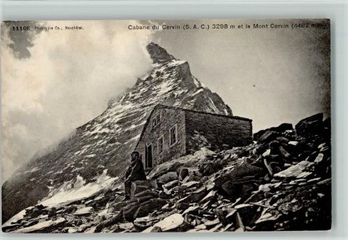 Mont Cervin - Berghütte u. Mte. Cervin