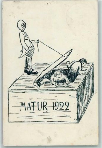 8500 Frauenfeld 1922 - Matur 1922 AK Ort lt. Stempel