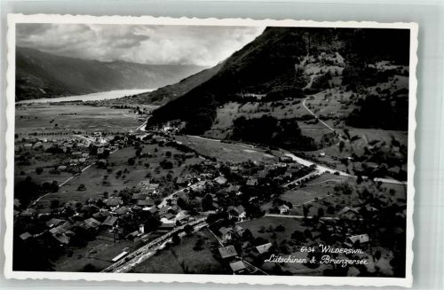 3812 Wilderswil 1942 Foto AK Lütschinen Brienzersee Feldpost Landsturm Flieger KP 53