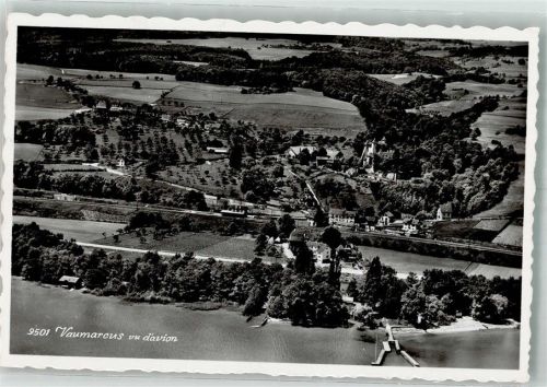 2028 Vaumarcus Foto AK Fliegeraufnahme