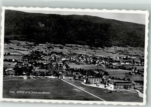 1145 Bière Foto AK Fliegeraufnahme Feldpost Bttr.EM OB 25