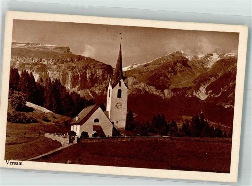 7104 Versam Foto AK Kirche