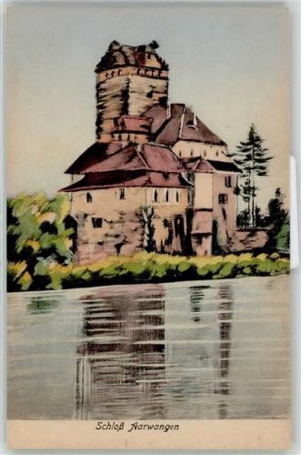 4912 Aarwangen Künstlerkarte Schloss Aarwangen
