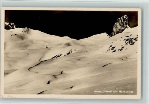 Hörnli Arosa - Hörnlihütte Winteraufnahme