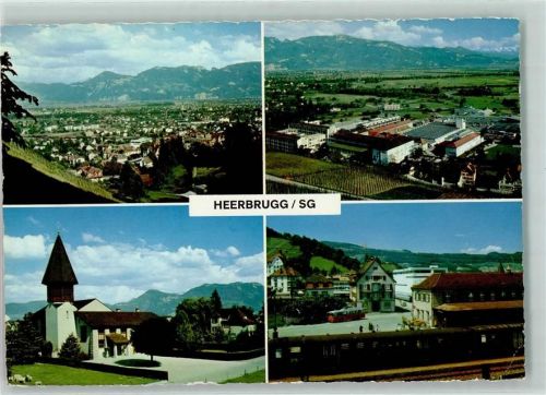 9435 Heerbrugg - Eisenbahn Bahnhof Kirche