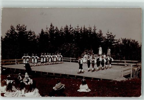 9230 Flawil 1909 Privatfoto AK Tracht Ort lt. Stempel