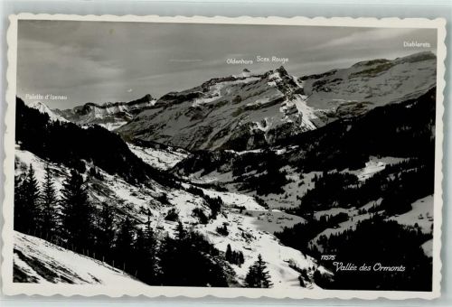 1865 Les Diablerets Ormont-Dessus Gebrauchsspuren Oldenhorn Scex Rouge Diablerets