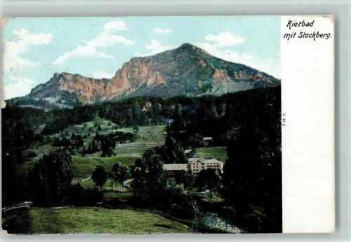 9651 Rietbad 1911 - mit Stockberg