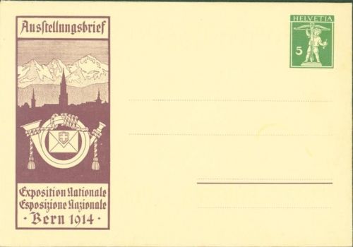 Bern Berne Phila Schweiz Ganzsache