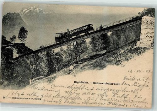 Rigibahn 1901 - Schnurtobelbrücke