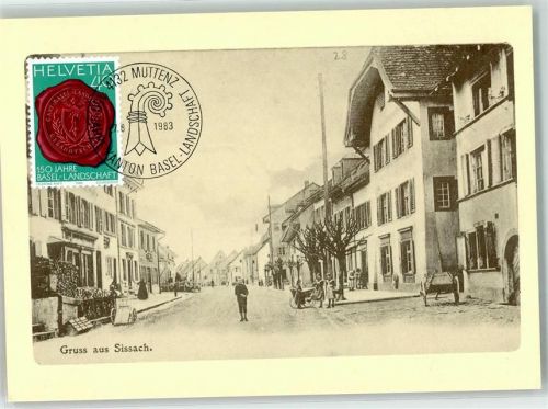 4450 Sissach 1983 - Festpostkarte Schänzlifest