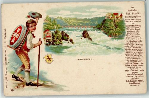 8212 Neuhausen am Rheinfall - Werbung Apotheker Richard Brandt