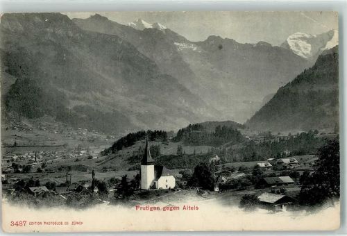 3714 Frutigen 1909 Gebrauchsspuren Kirche Altels