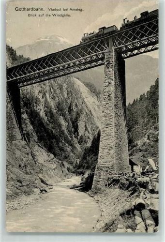 6474 Amsteg - Gotthardbahn Viadukt