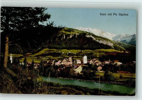 7130 Ilanz 1911 - Vue generale, Verlag Maggi 453 II gute Erhaltung AK