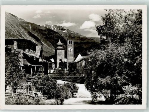 7542 Susch - Dorfpartie
