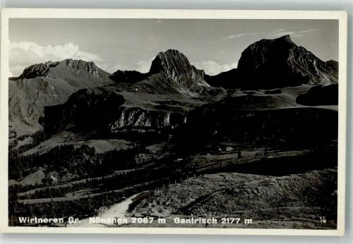 Gantrisch Foto AK Wirtneren Gr. Nünenen Gantrisch