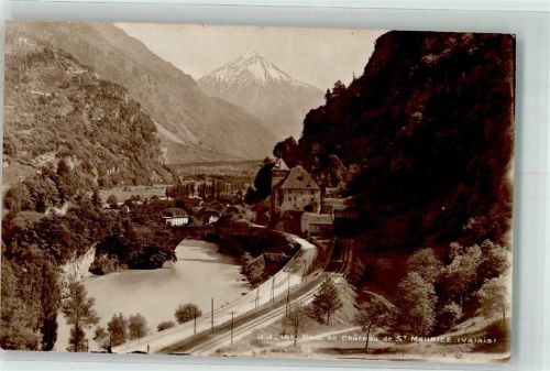 1890 St-Maurice - Schloss Rhonetal