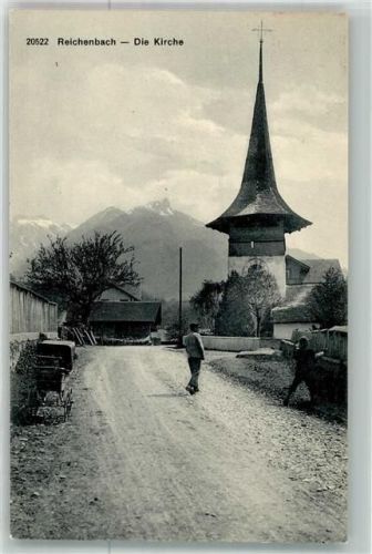 3713 Reichenbach im Kandertal Foto AK Kirche