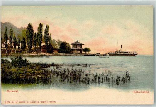 1897 Bouveret - Debarcadere