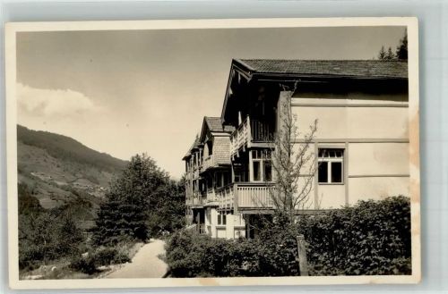 7247 Saas im Prättigau 1933 Foto AK Pension Waldhof