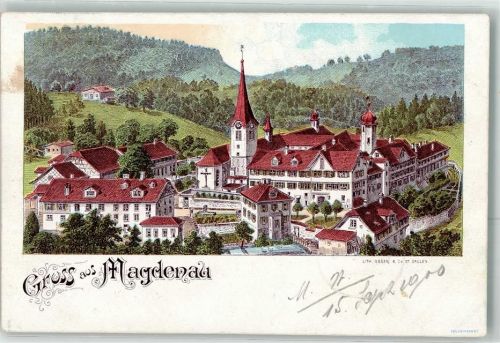 9113 Magdenau Degersheim 1900 Lithographie