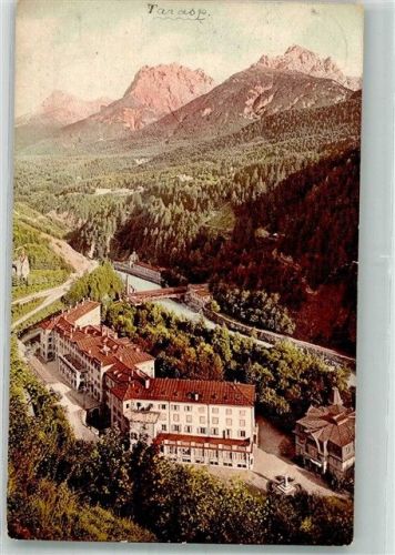 7553 Tarasp 1908 Gebrauchsspuren Hotel Kurhaus