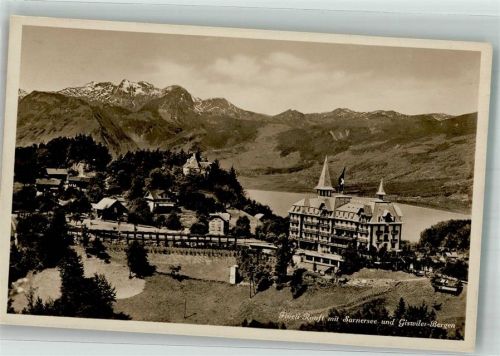 6073 Flüeli-Ranft Foto AK Hotel Sarnersee Giswiler-Berge
