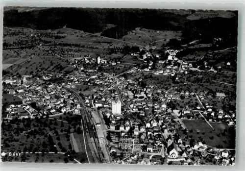6340 Baar Foto AK Fliegeraufnahme