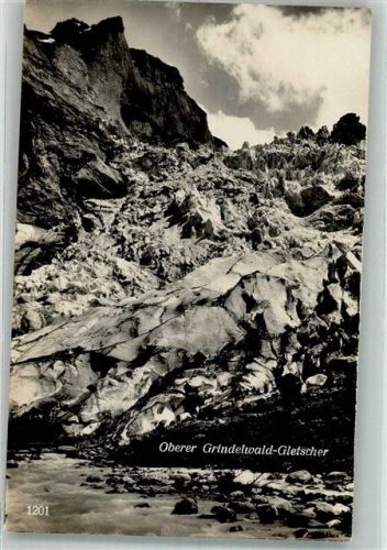 Grindelwald Foto AK Grindelwald-Gletscher