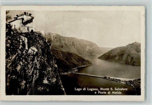 6815 Melide - Lago di Lugano Monte S. Salvatore e Ponte di Melide