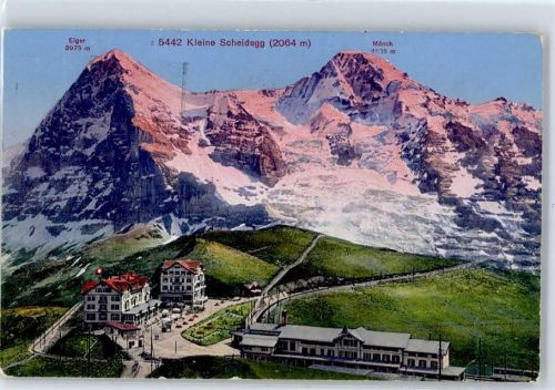 Scheidegg 1925 - Bahnhof Hotel