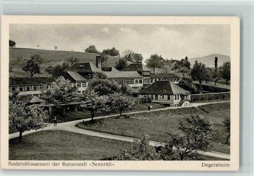 9113 Degersheim - Badetablissement der Kuranstalt Sennrüti