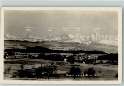 Wetterhorn Grindelwald - Schreckhorn Eiger Mönch Jungfrau