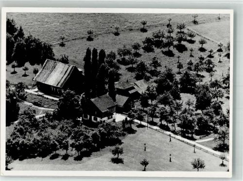 9545 Wängi Foto AK Fliegeraufnahme Ort handschriftlich
