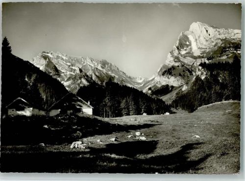 9657 Unterwasser - Auf dem Älpli mit Säntis und Schafberg