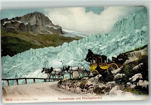 Furka Gebrauchsspuren Postkutsche