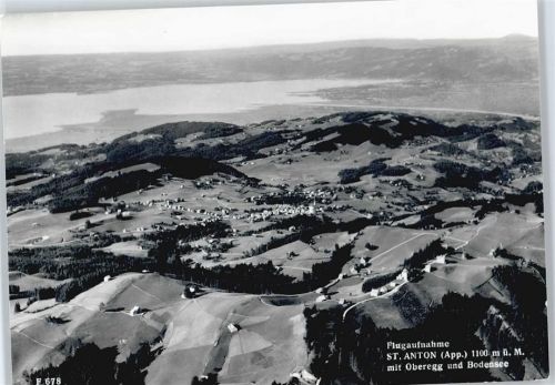 St Anton Oberegg - Fliegeraufnahme, Bodensee
