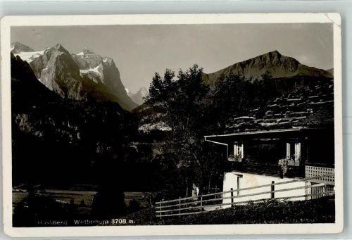 6086 Hasliberg Reuti 1935 - Wetterhorn