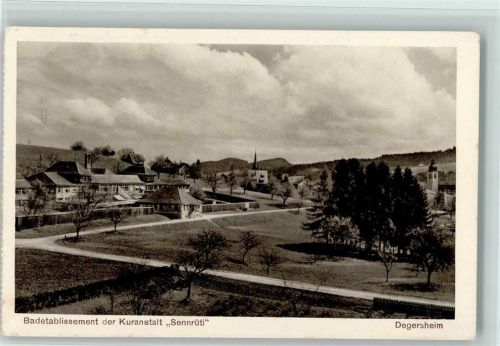 9113 Degersheim - Badetablissement der Kuranstalt Sennrüti