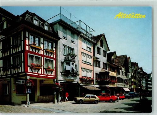 9450 Altstätten SG - im Rheintal Marktgasse Oldtimer