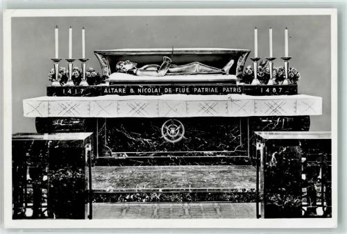 6072 Sachseln - Altar mit den Reliquen des sel Bruder Klaus