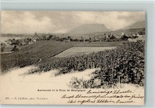 2012 Auvernier 1901 - Auvernier et le Trou de Bourgogne