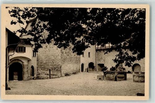 8314 Kyburg - Schloss Schlosshof gegen Tor