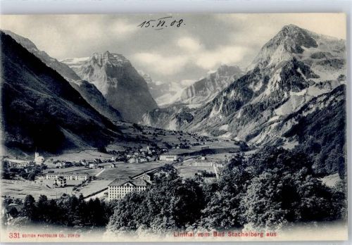 8783 Linthal - Vom Bad Stachelberg aus