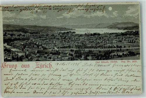 8000 Zürich 1898 Mondschein