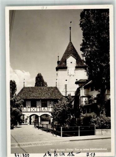 6210 Sursee Foto AK Altes Schützenhaus Unter-Tor