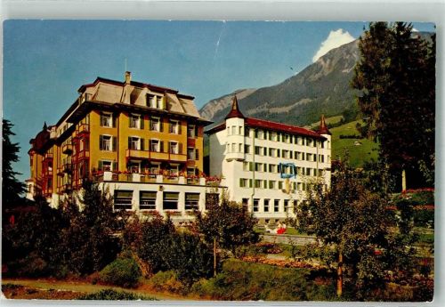 6078 Lungern 1965 Foto AK Haus St. Josef und Marienburg